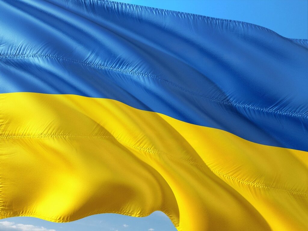 International Ukraine Flag